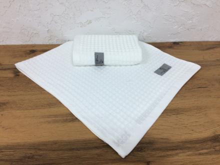 Полотенце вафельное белое 70*140 арт.5106223