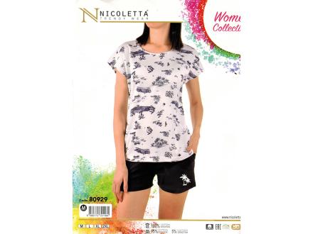 Домашний костюм футболка + шорты 80929