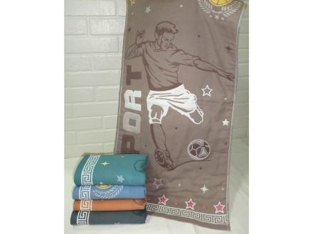 Полотенце лен Спорт ассорти 70*140 арт.600606