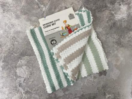 Салфетки микрофибра из 10-и 30*30 арт.4560475