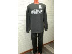 Домашний костюм мужской футболка длинный рукав+брюки 21031