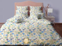 КПБ (Евро; 2 нав. 70*70; поплин) 9082 Сердечки