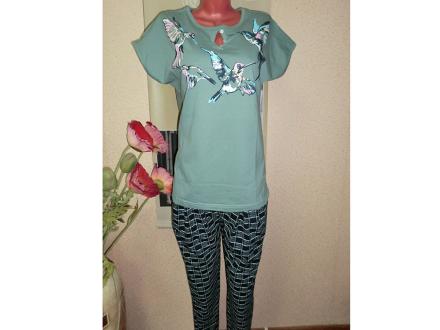 Домашний костюм футболка + брюки ТК-1176