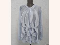 Блуза с оборкой