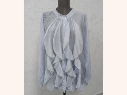 Блуза с оборкой