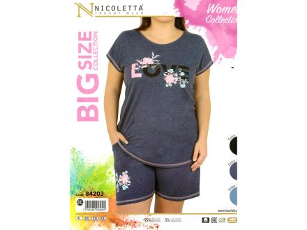 Домашний костюм футболка + шорты 84203