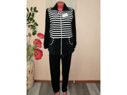 Домашний костюм жакет + брюки велюр №102