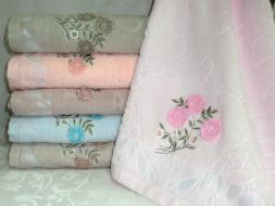 Полотенце Букет махра 70*140 (6шт)