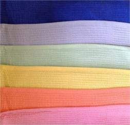 Полотенце Вафля 75*150 Однотонные Китай (6/12шт)