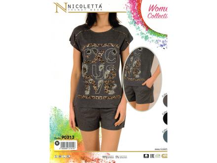 Домашний костюм футболка + шорты 90313