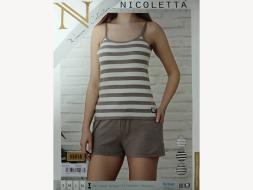 Костюм майка бретельки +шорты 45018