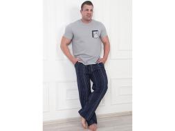 Домашний костюм мужской футболка + брюки Кошки