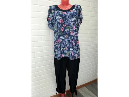 Домашний костюм футболка +бриджи Леди