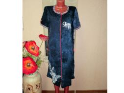 Халат трикотажный короткий рукав Анна