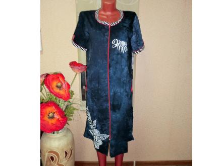 Халат трикотажный короткий рукав Анна