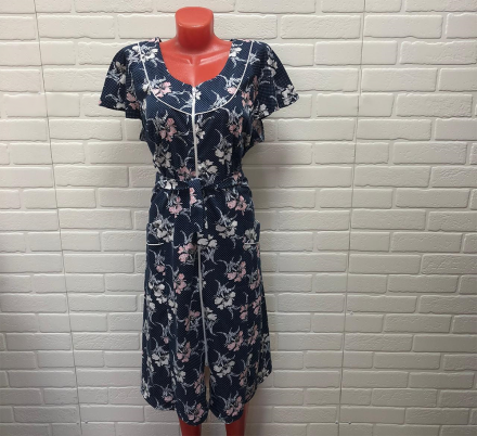 Халат трикотажный короткий рукав Анна