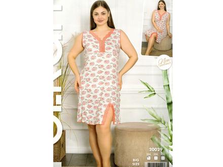 Ночная сорочка на лямках 20029