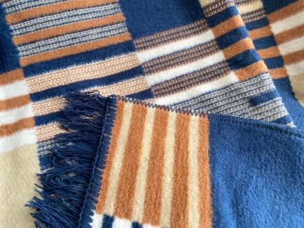 Плед cotton Rajtex 150*200 Индиго edk24500b