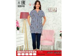 Домашний костюм рубашка + лосины 33510