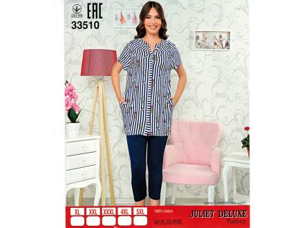 Домашний костюм рубашка + лосины 33510