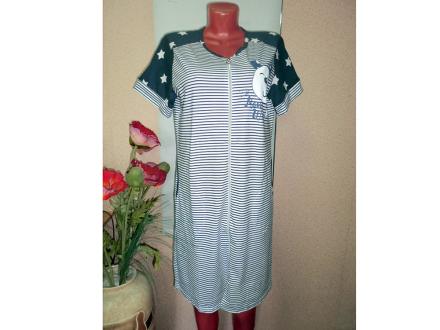 Халат трикотажный на молнии Ночка-3