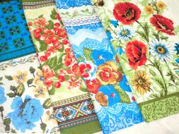 Полотенце Вафельное Полевые цветы 35*60 Китай (12шт)