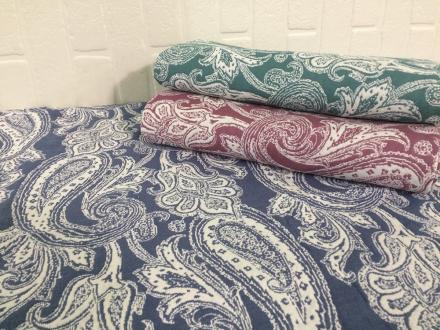 Покрывало Льняное Огурцы 200*230