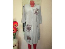 Халат велюровый на молнии 58В