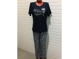 Домашний костюм футболка + брюки арт.54