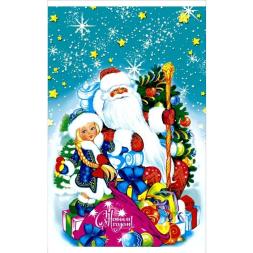 Пакет новогодний фольгированный 25*40