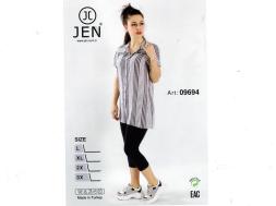 Домашний костюм рубашка+ лосины 9694