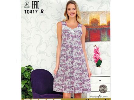 Ночная сорочка на лямках 10417В