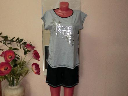 Домашний костюм футболка + шорты 158