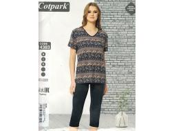 Домашний костюм футболка + бриджи 14383