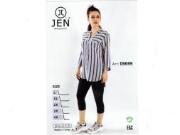 Домашний костюм рубашка+ лосины 9699