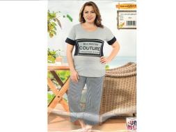 Домашний костюм футболка + бриджи 62017