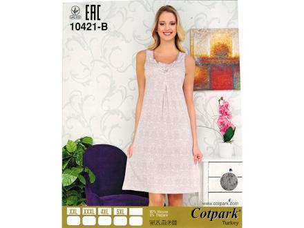 Ночная сорочка на лямках 10421В