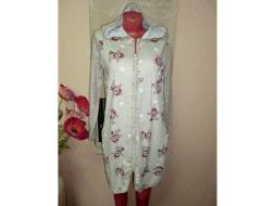 Халат трикотажный на молнии с капюшоном 3-74