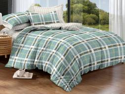 Производитель: Rajtex Материал: Поплин Состав: 100% хлопок Плотность: 125 г/м2 Размер пододеяльника: 150х215см 2 штуки Тип застежки на пододеяльнике: Молния Размер простыни: 240х215см Размер наволочки:70х70 Семейный (Дуэт) комплект постельного белья Rajte