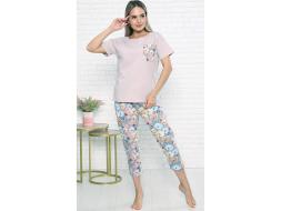 Домашний костюм  футболка +бриджи 3738