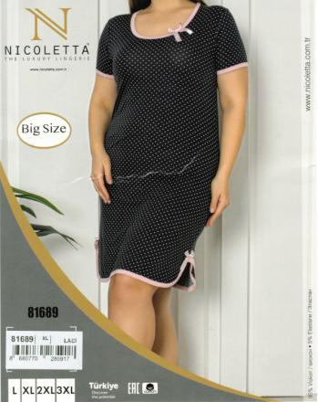 Ночная сорочка с рукавом 81689