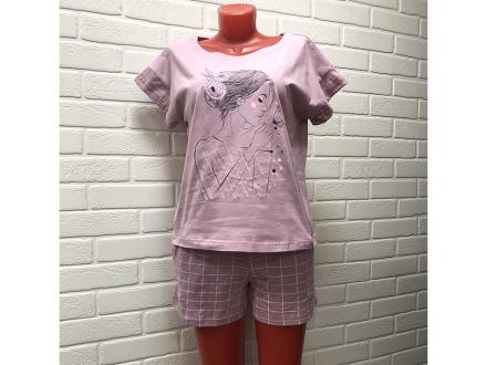 Домашний костюм  футболка +шорты 128/129