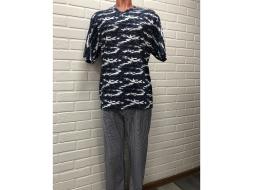 Домашний костюм мужской футболка+брюки 37РФ