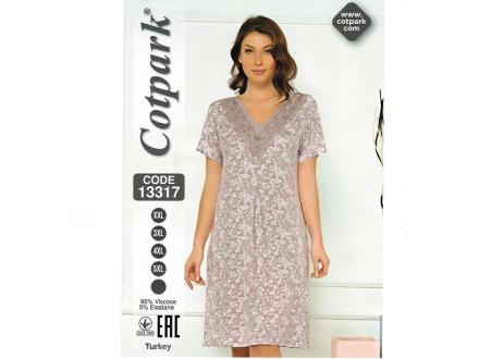 Ночная сорочка с рукавом 13317