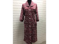 Халат велюровый на пуговицах Мираж