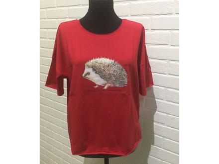 Футболка женская Ёжик 9324