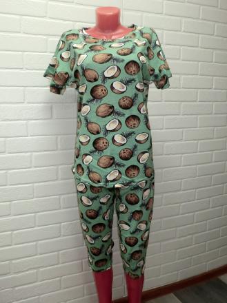 Домашний костюм  футболка +бриджи 675б