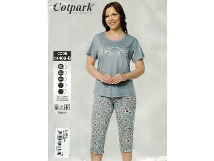 Домашний костюм футболка + бриджи 14409В