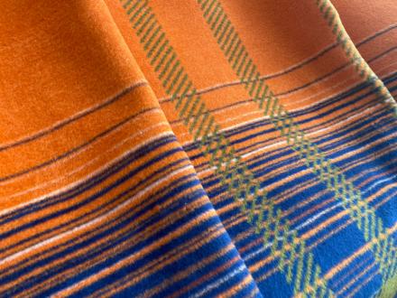 Плед cotton Rajtex 150*200 Саванна охра 22108а