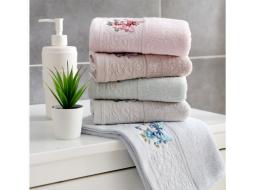 Полотенце Фиалки махра 50*100 (6шт)